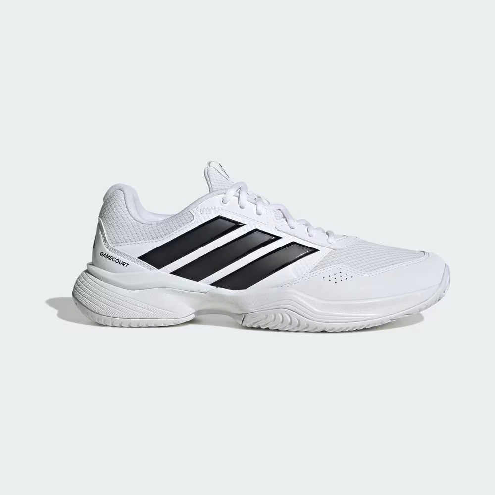 Adidas KI3595 GameCourt 3 Sert & Toprak Kort Erkek Tenis Ayakkabısı Beyaz
