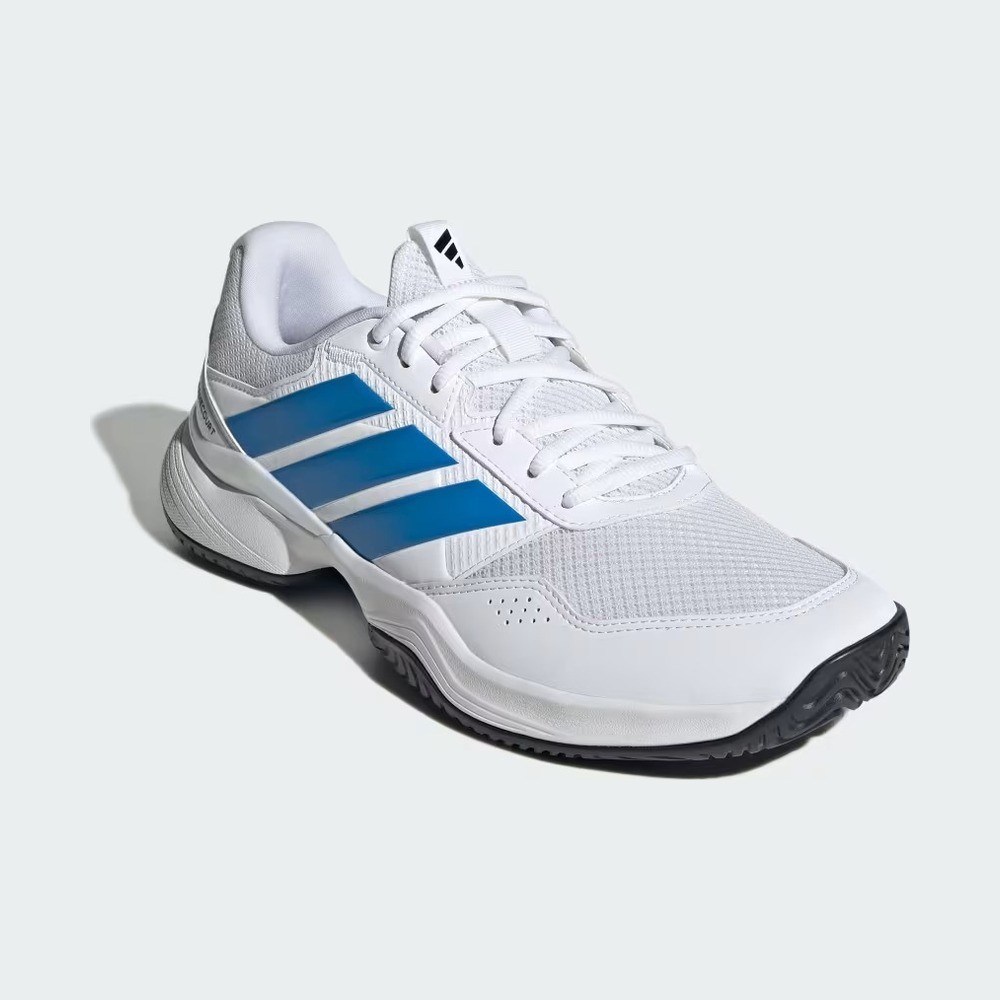 Adidas KI3596 GameCourt 3 Sert & Toprak Kort Erkek Tenis Ayakkabısı Beyaz