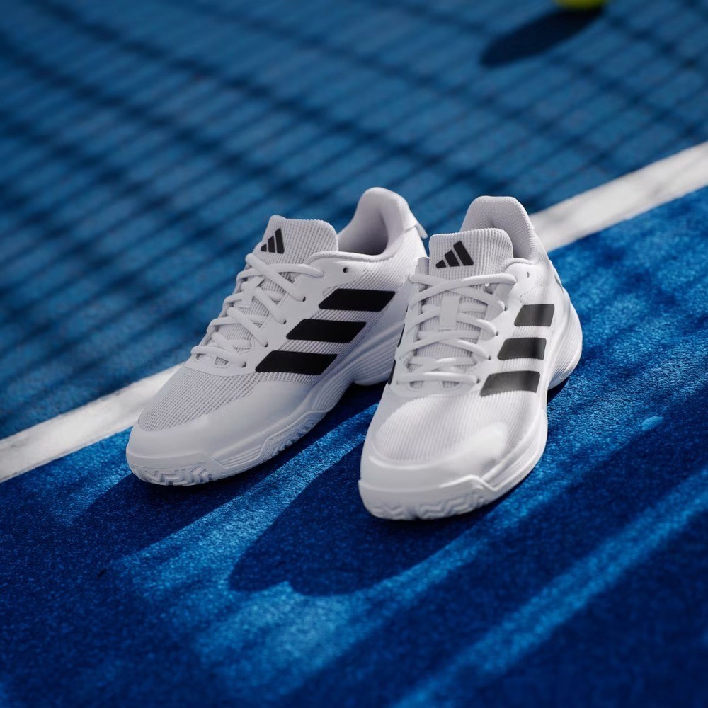 Adidas KK3850 Ubersonic Sert & Toprak Kort Çocuk Tenis Ayakkabısı Beyaz