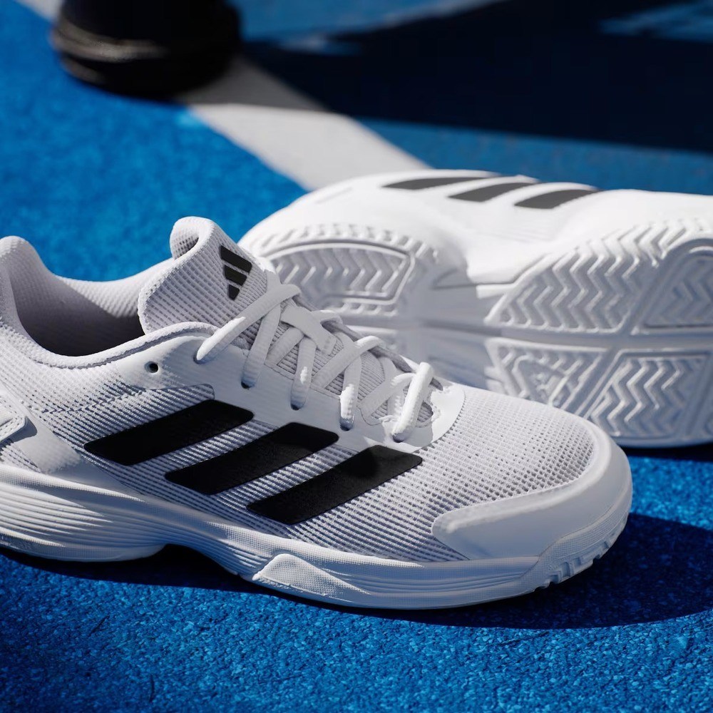 Adidas KK3850 Ubersonic Sert & Toprak Kort Çocuk Tenis Ayakkabısı Beyaz