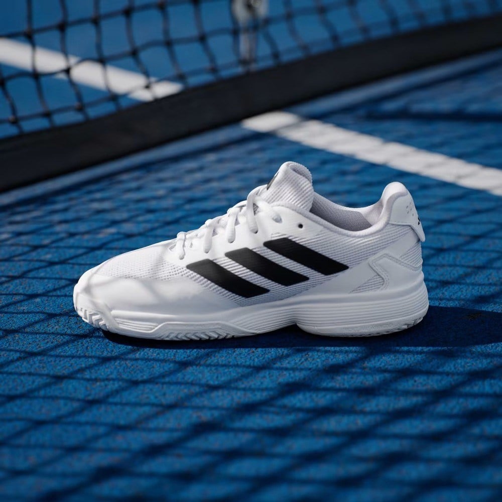 Adidas KK3850 Ubersonic Sert & Toprak Kort Çocuk Tenis Ayakkabısı Beyaz