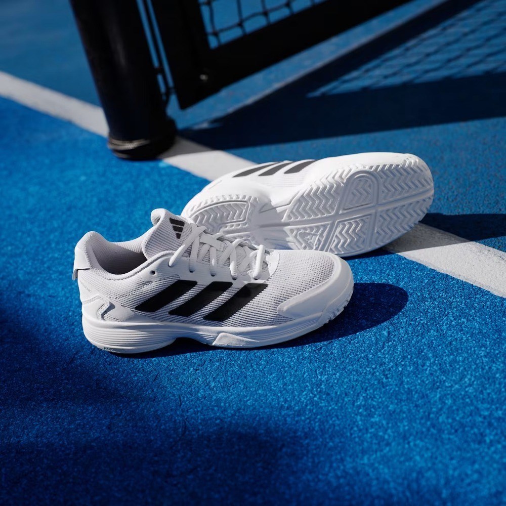 Adidas KK3850 Ubersonic Sert & Toprak Kort Çocuk Tenis Ayakkabısı Beyaz