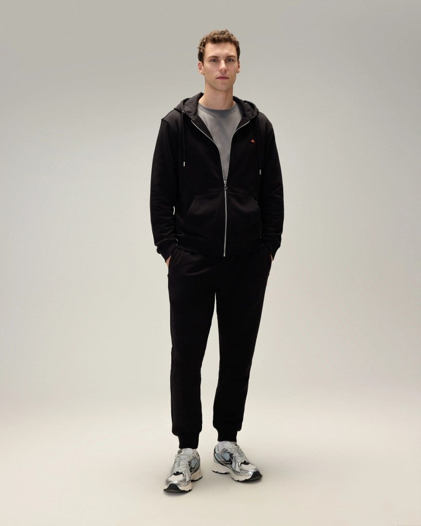 Ellesse 5WM2581-BK Erkek Fermuarlı Sweat Siyah