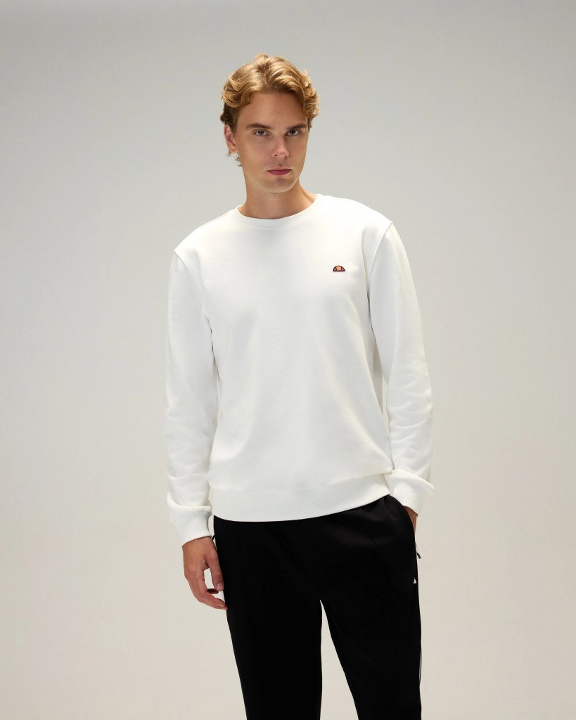 Ellesse 5WM3579-OF Erkek Sweat Kırık Beyaz
