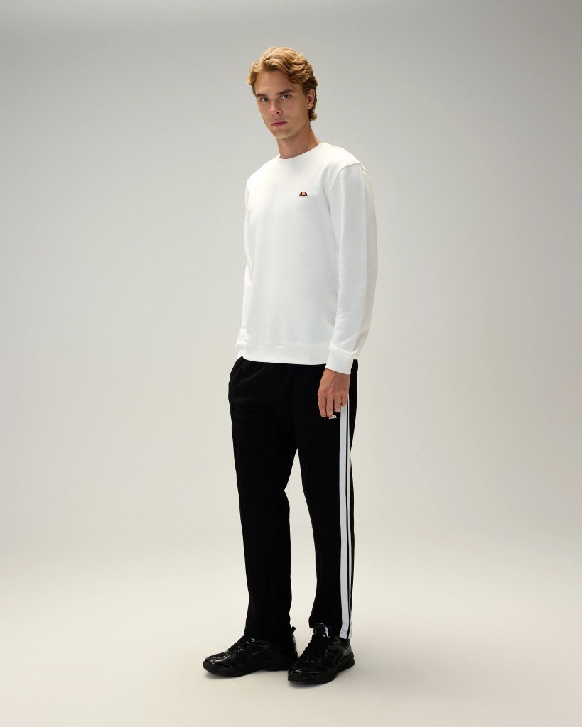 Ellesse 5WM3579-OF Erkek Sweat Kırık Beyaz