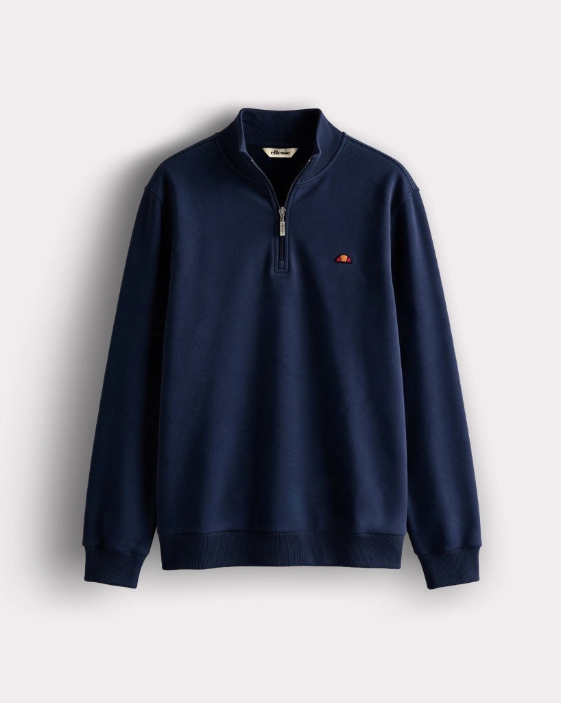 Ellesse 5WM3580-NV Erkek Sweat Lacivert