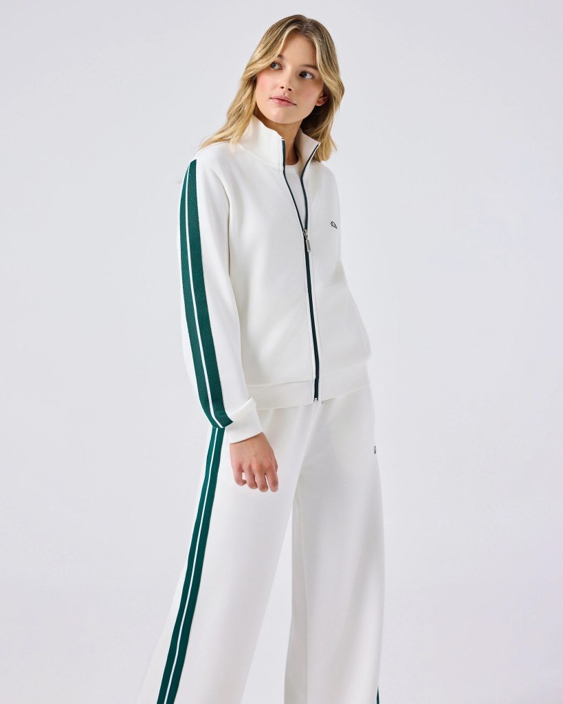 Ellesse 6SF1001-OF Kadın Fermuarlı Sweat - Kırık Beyaz