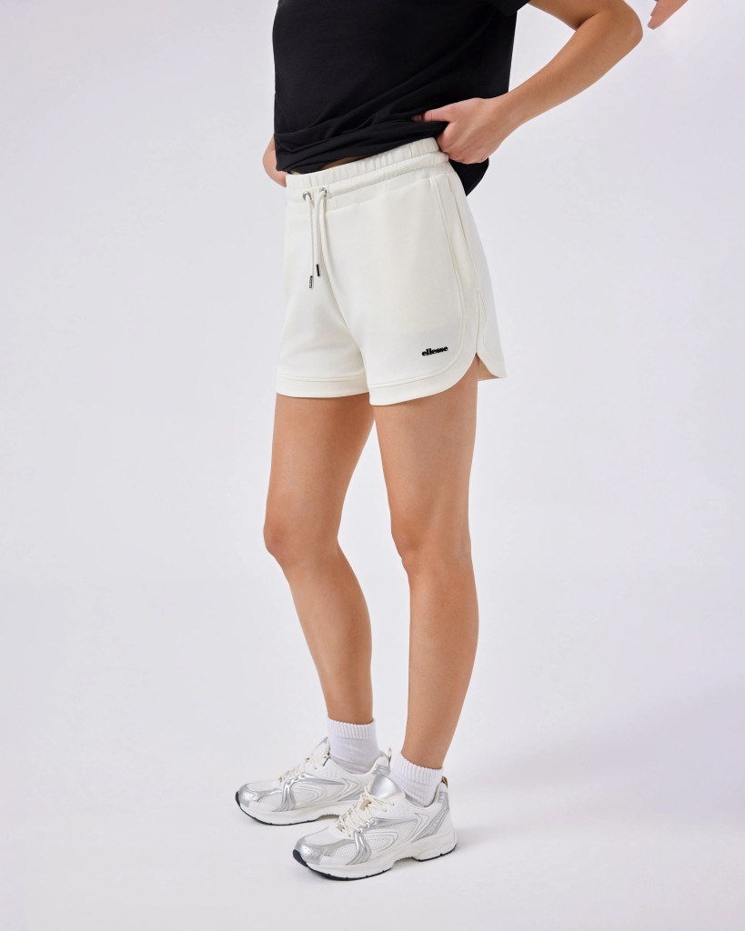 Ellesse 6SF4013-OF Kadın Şort - Kırık Beyaz