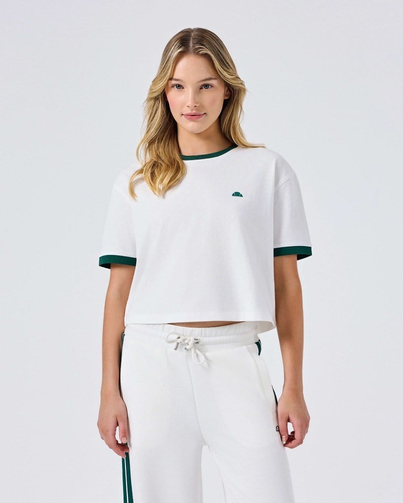 Ellesse 6SF5024-OF Kadın Tişört - Kırık Beyaz