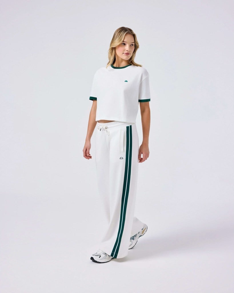 Ellesse 6SF5024-OF Kadın Tişört - Kırık Beyaz