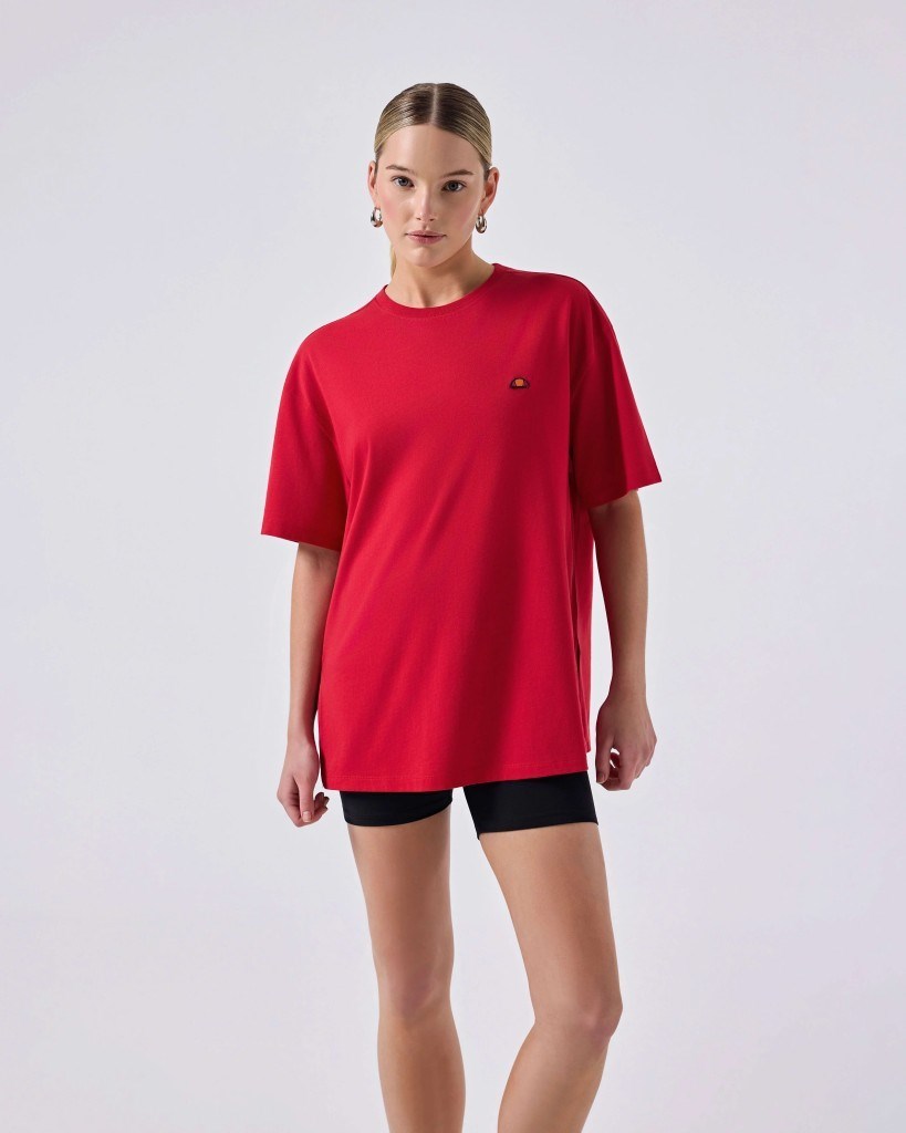 Ellesse 6SF5027-RD Kadın Tişört - Kırmızı