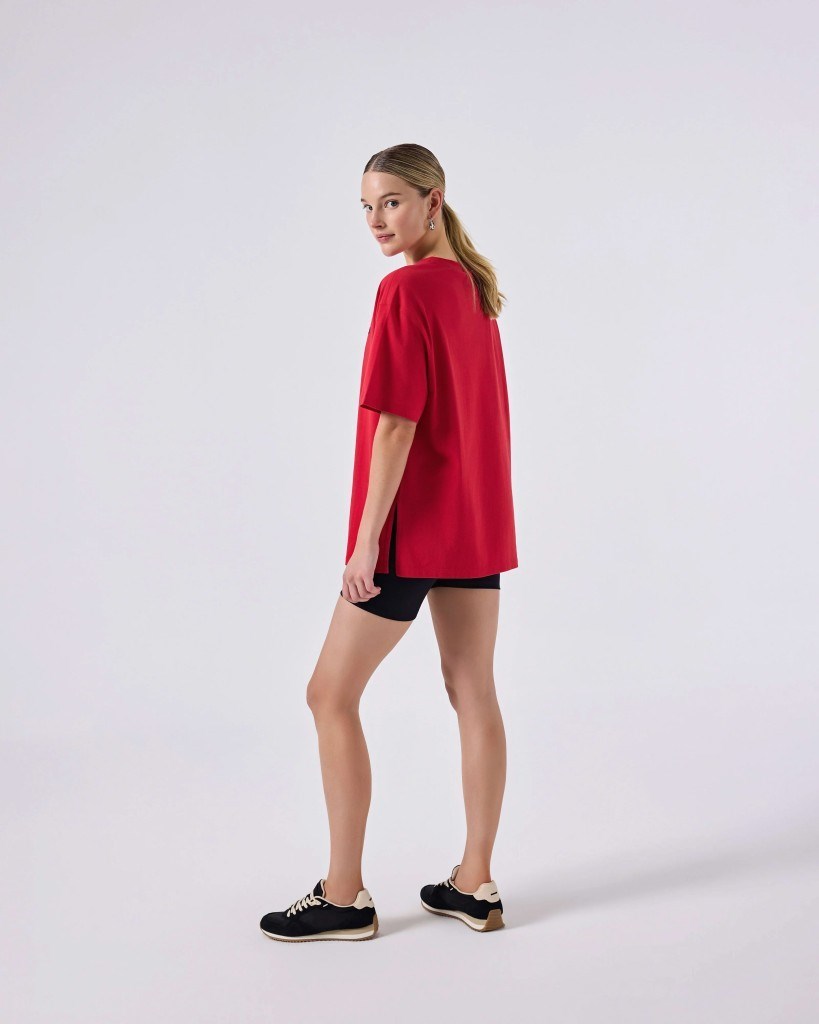 Ellesse 6SF5027-RD Kadın Tişört - Kırmızı