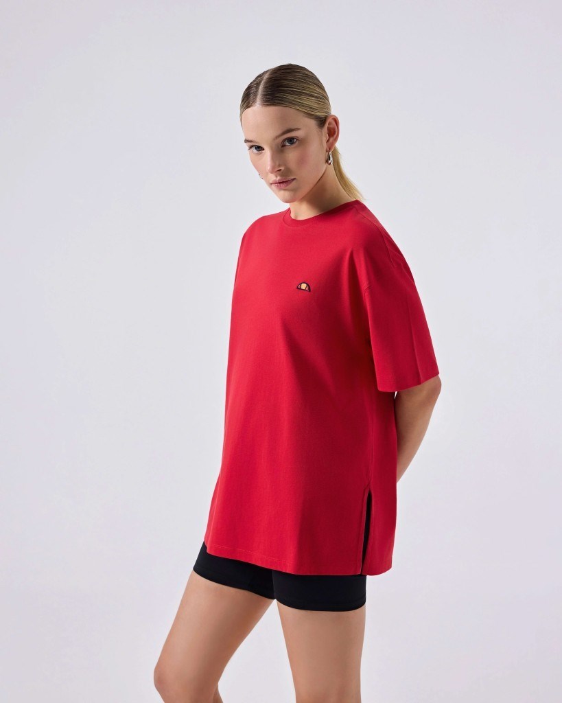 Ellesse 6SF5027-RD Kadın Tişört - Kırmızı