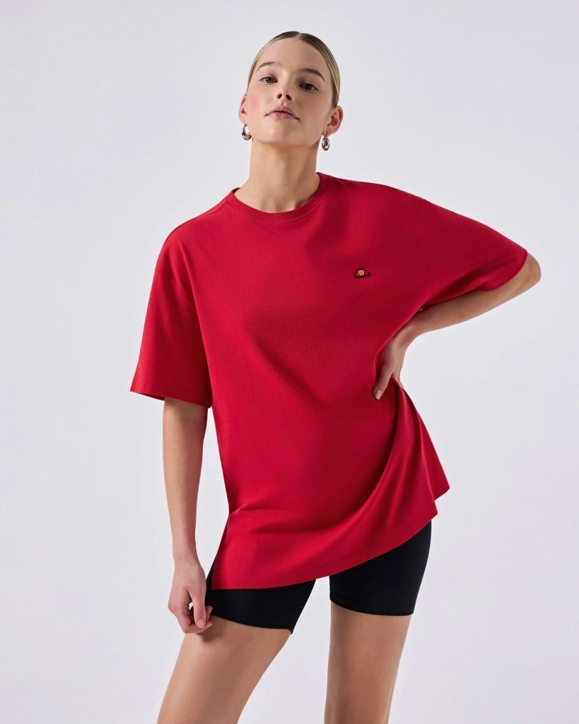Ellesse 6SF5027-RD Kadın Tişört - Kırmızı