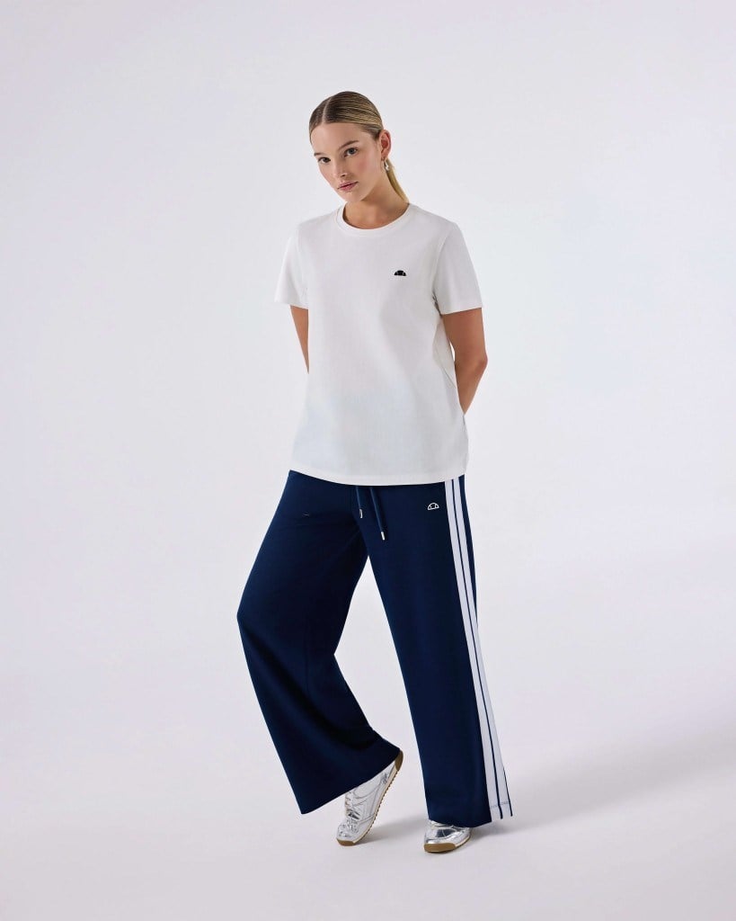 Ellesse 6SF5036-OF Kadın Tişört - Kırık Beyaz