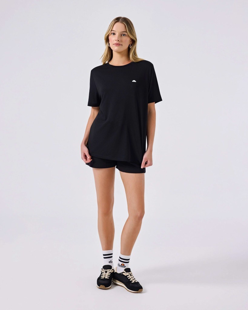 Ellesse 6SF5037-BK Kadın Modal Tişört - Siyah