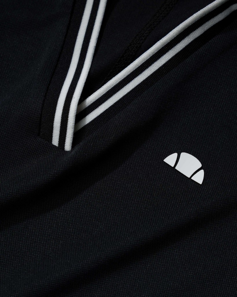 Ellesse 6SF5040-BK Kadın Polo Yaka Kolsuz Tişört - Siyah