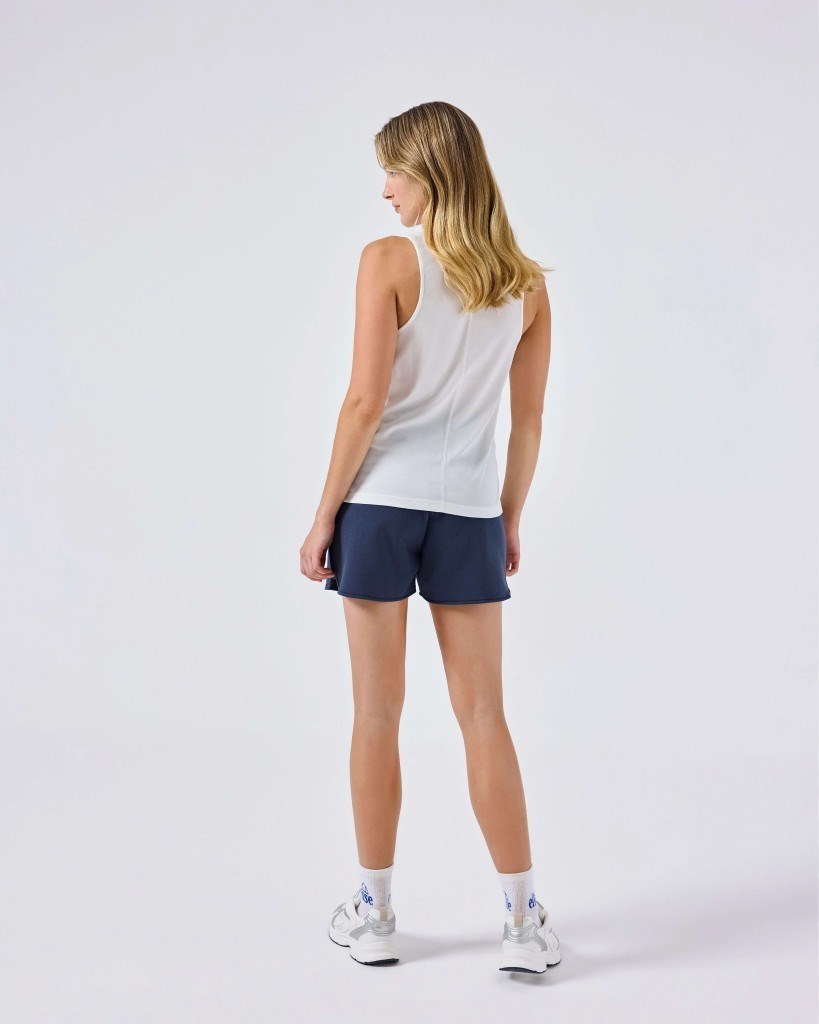 Ellesse 6SF5040-OF Kadın Polo Yaka Kolsuz Tişört - Kırık Beyaz