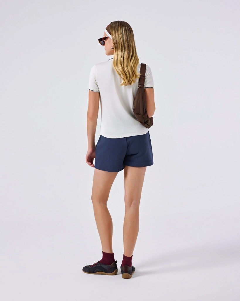 Ellesse 6SF5041-OF Kadın Polo Yaka Tişört - Kırık Beyaz
