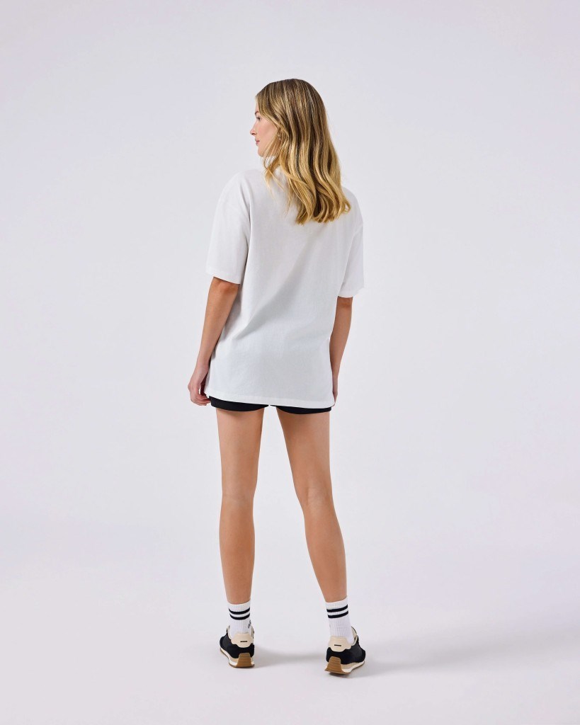 Ellesse 6SF5043-OF Kadın Tişört - Kırık Beyaz