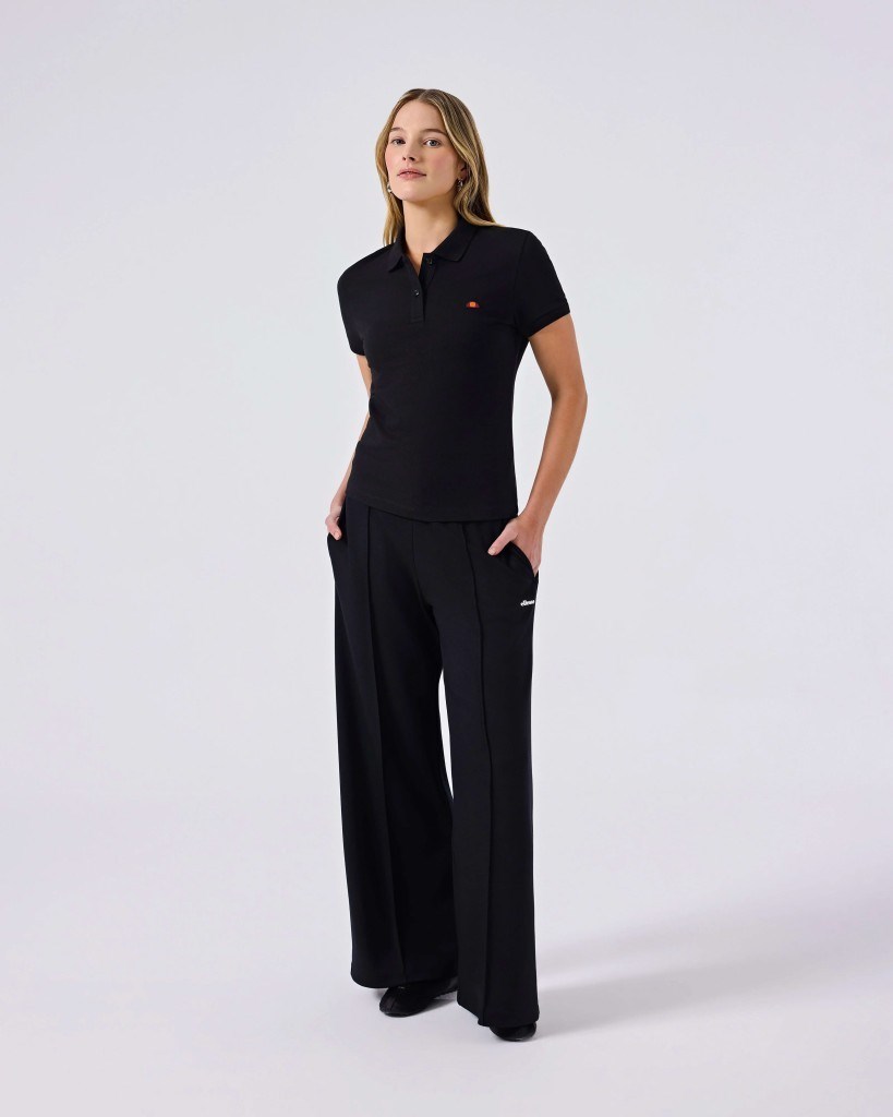 Ellesse 6SF5056-BK Kadın Polo Yaka Tişört - Siyah