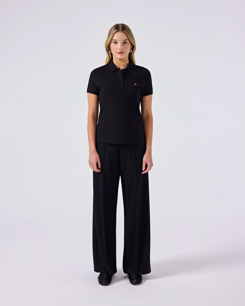 Ellesse 6SF5056-BK Kadın Polo Yaka Tişört - Siyah