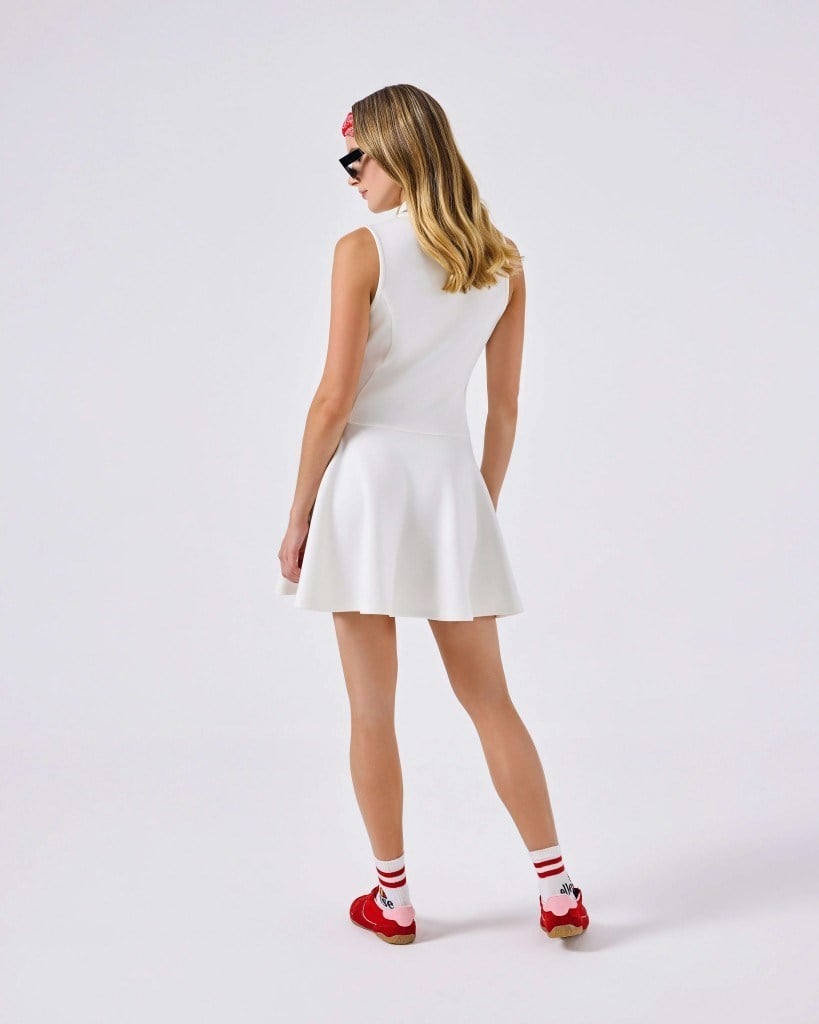 Ellesse 6SF8001-OF Kadın Tenis Elbisesi - Kırık Beyaz
