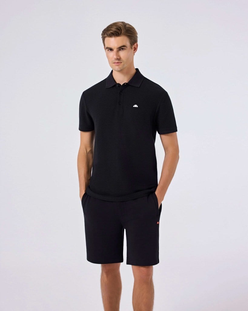 Ellesse 6SM5010-BK Erkek Polo Yaka Tişört - Siyah