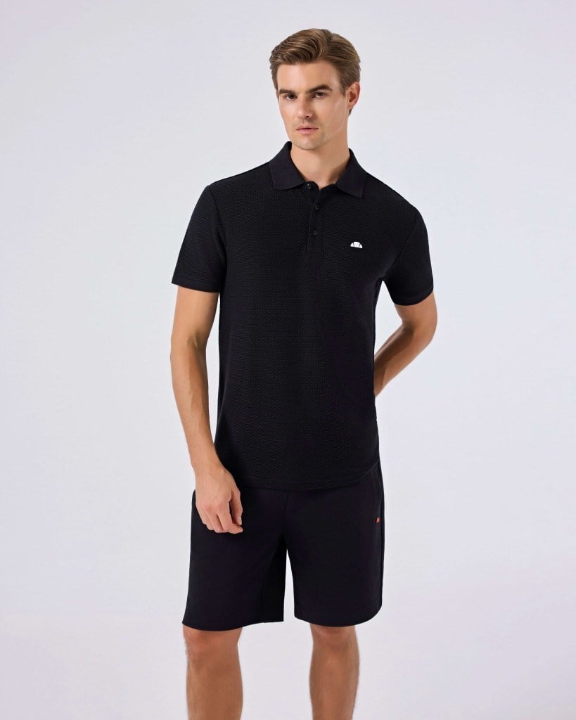 Ellesse 6SM5010-BK Erkek Polo Yaka Tişört - Siyah