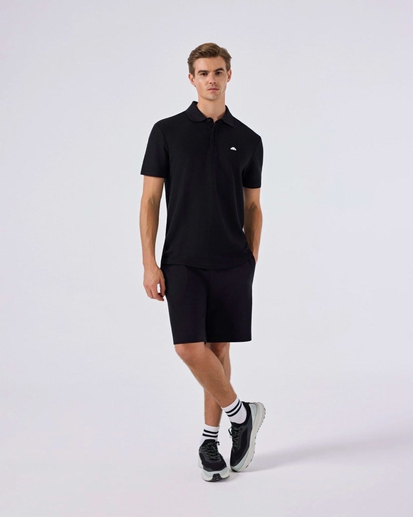 Ellesse 6SM5010-BK Erkek Polo Yaka Tişört - Siyah