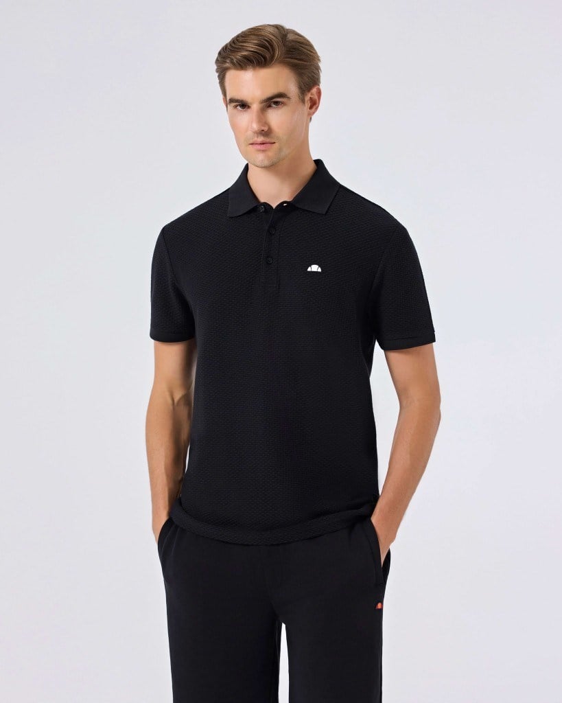 Ellesse 6SM5010-BK Erkek Polo Yaka Tişört - Siyah