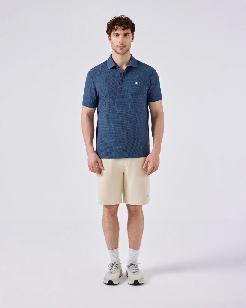 Ellesse 6SM5010-EBL Erkek Polo Tişört - Koyu Mavi