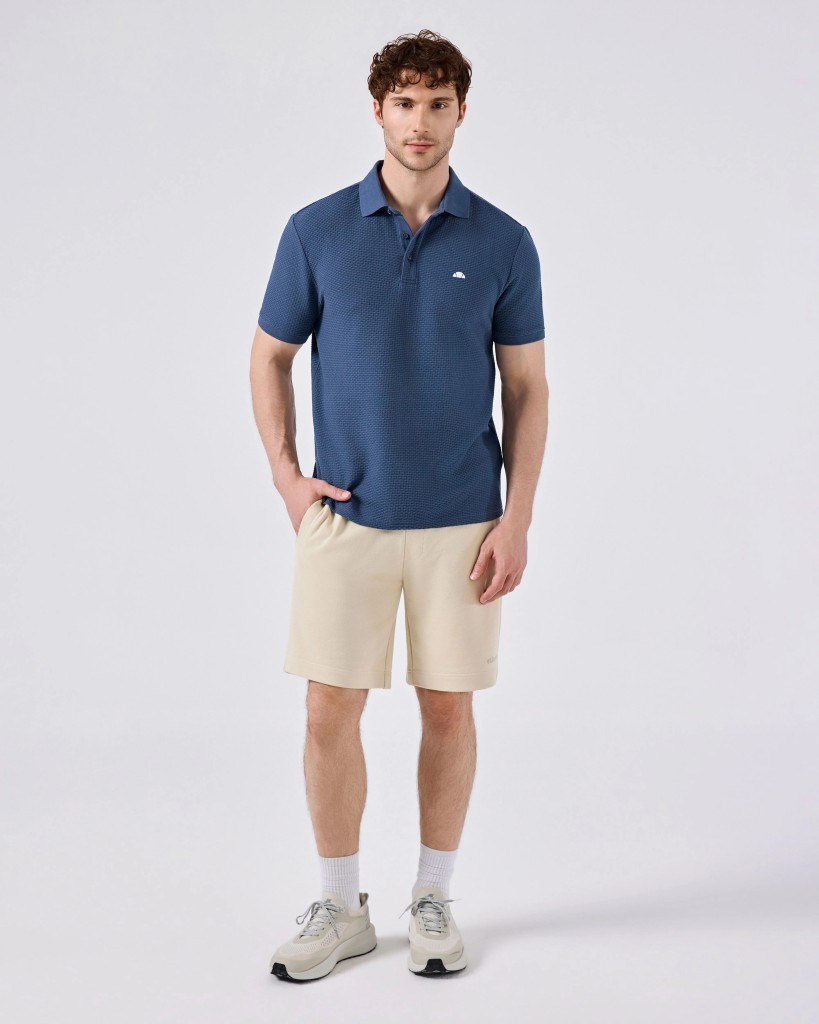 Ellesse 6SM5010-EBL Erkek Polo Tişört - Koyu Mavi