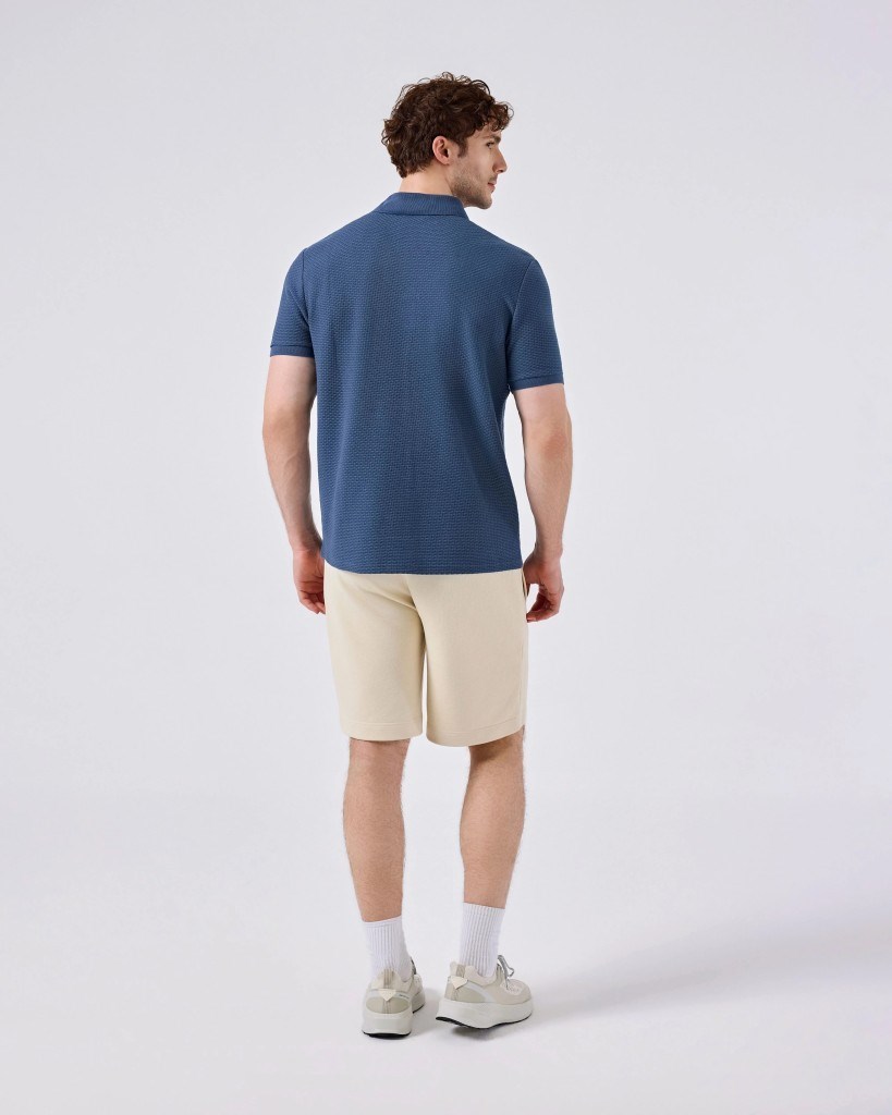 Ellesse 6SM5010-EBL Erkek Polo Tişört - Koyu Mavi