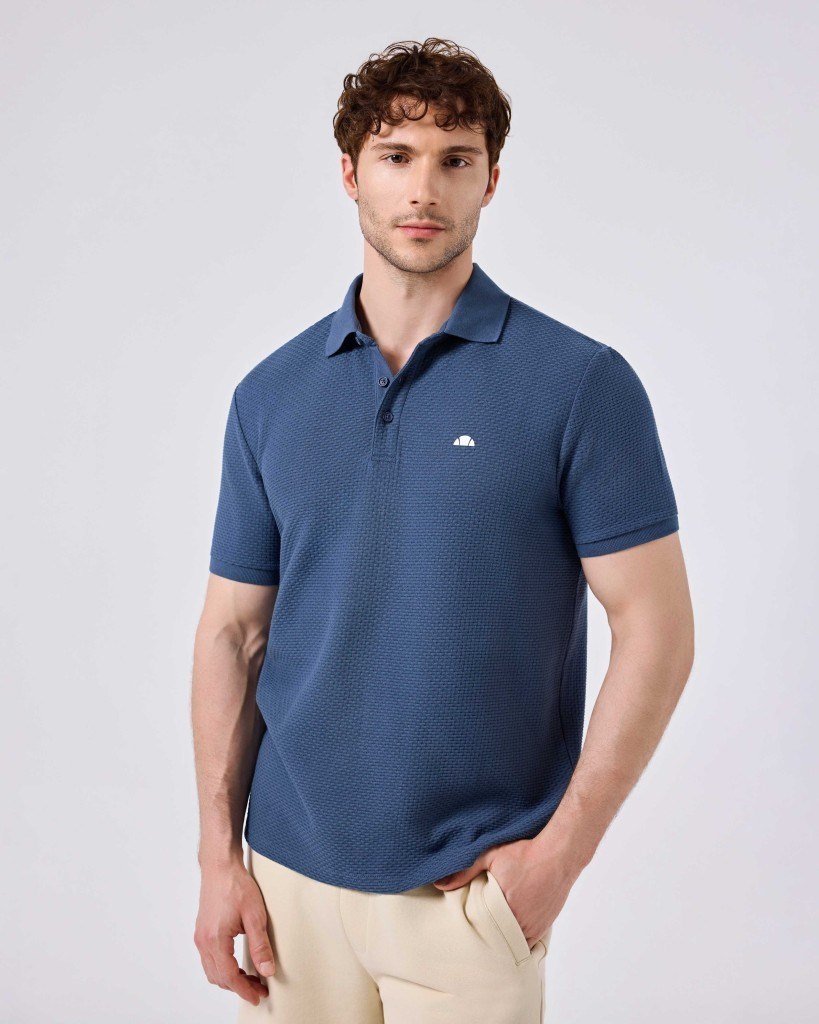 Ellesse 6SM5010-EBL Erkek Polo Tişört - Koyu Mavi