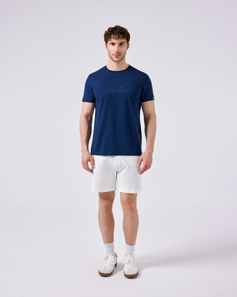 Ellesse 6SM5017-NV Erkek Tişört - Lacivert