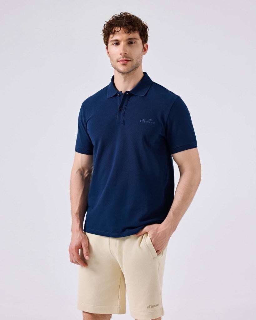 Ellesse 6SM5018-NV Erkek Polo Yaka Tişört - Lacivert