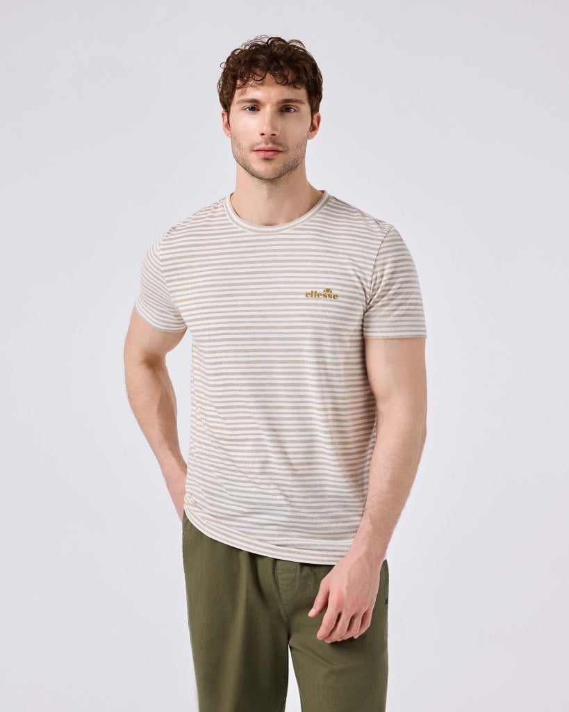 Ellesse 6SM5021-BG Erkek Tişört - Bej