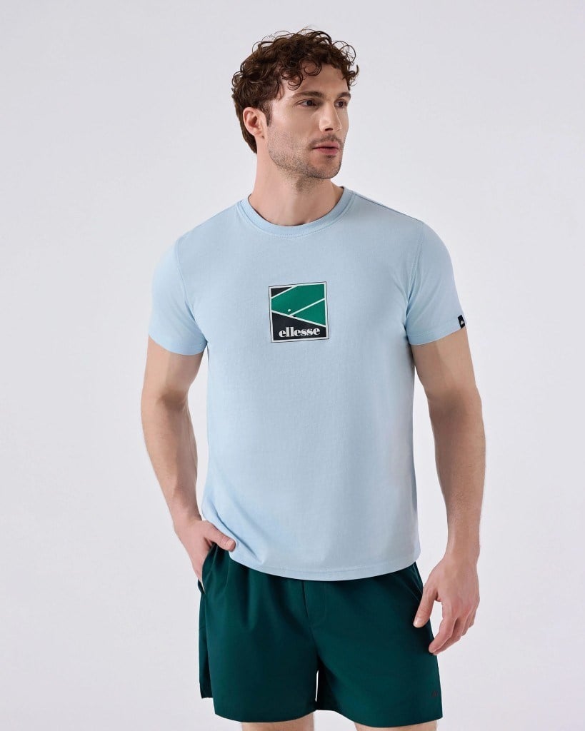 Ellesse 6SM5025-BBL Erkek Tişört - Mavi