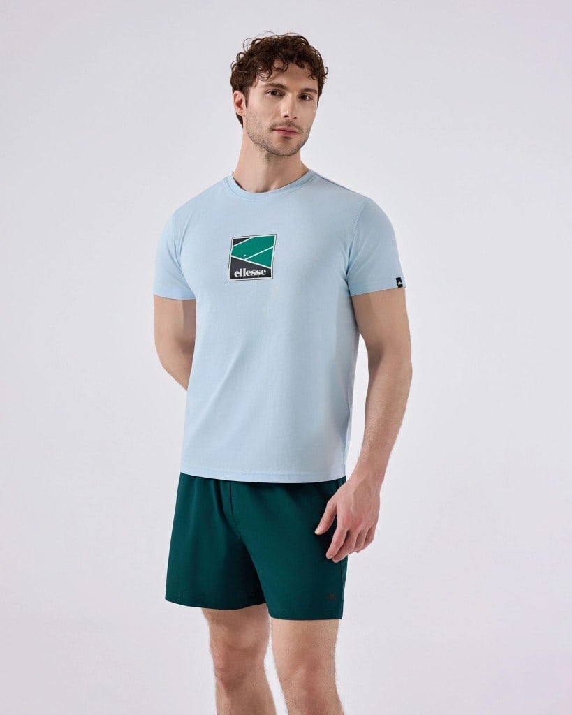 Ellesse 6SM5025-BBL Erkek Tişört - Mavi