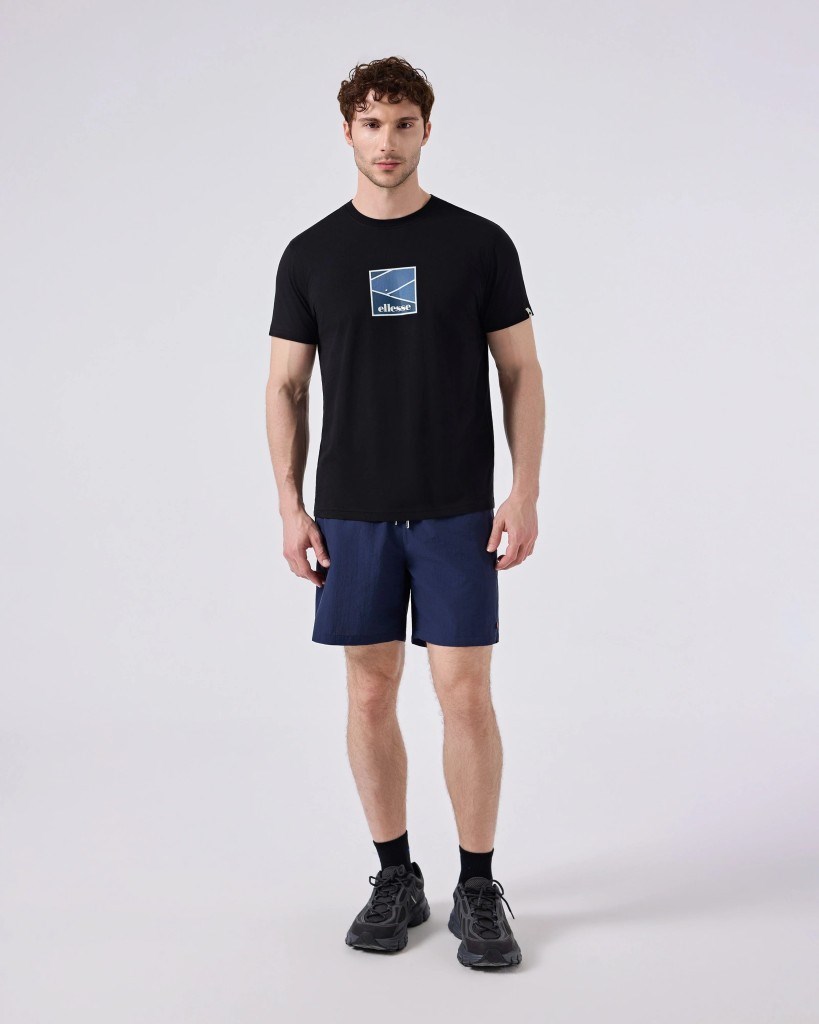 Ellesse 6SM5025-BK Erkek Tişört - Siyah