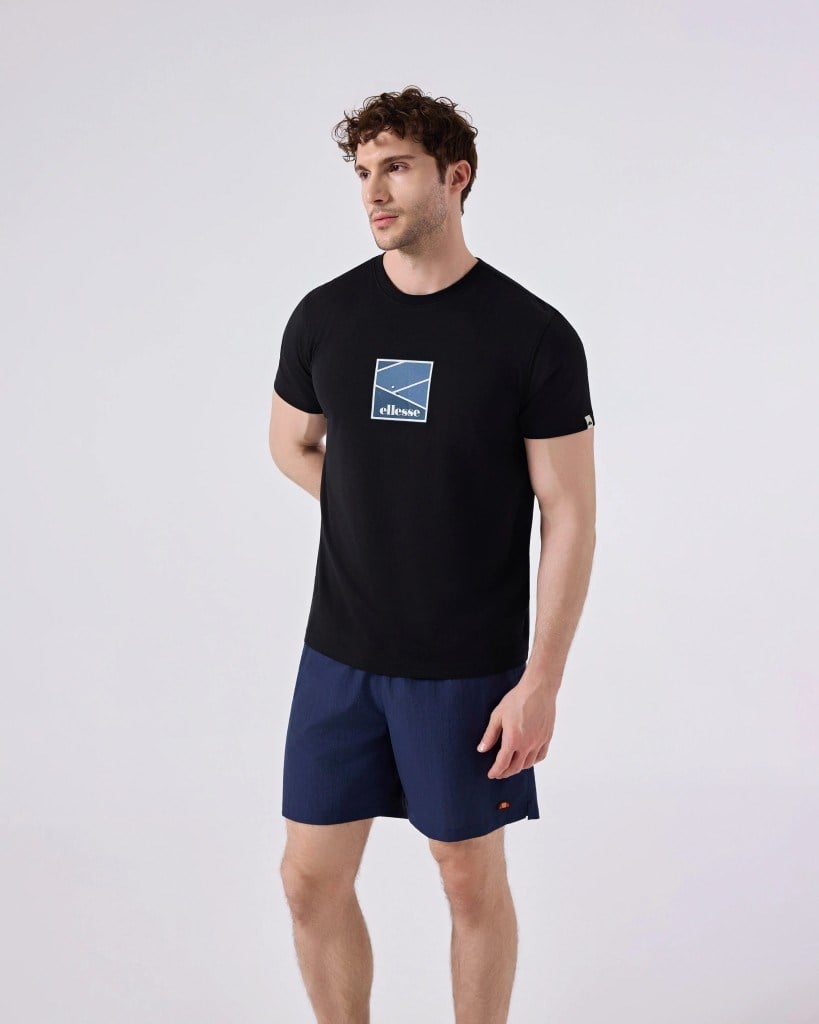 Ellesse 6SM5025-BK Erkek Tişört - Siyah
