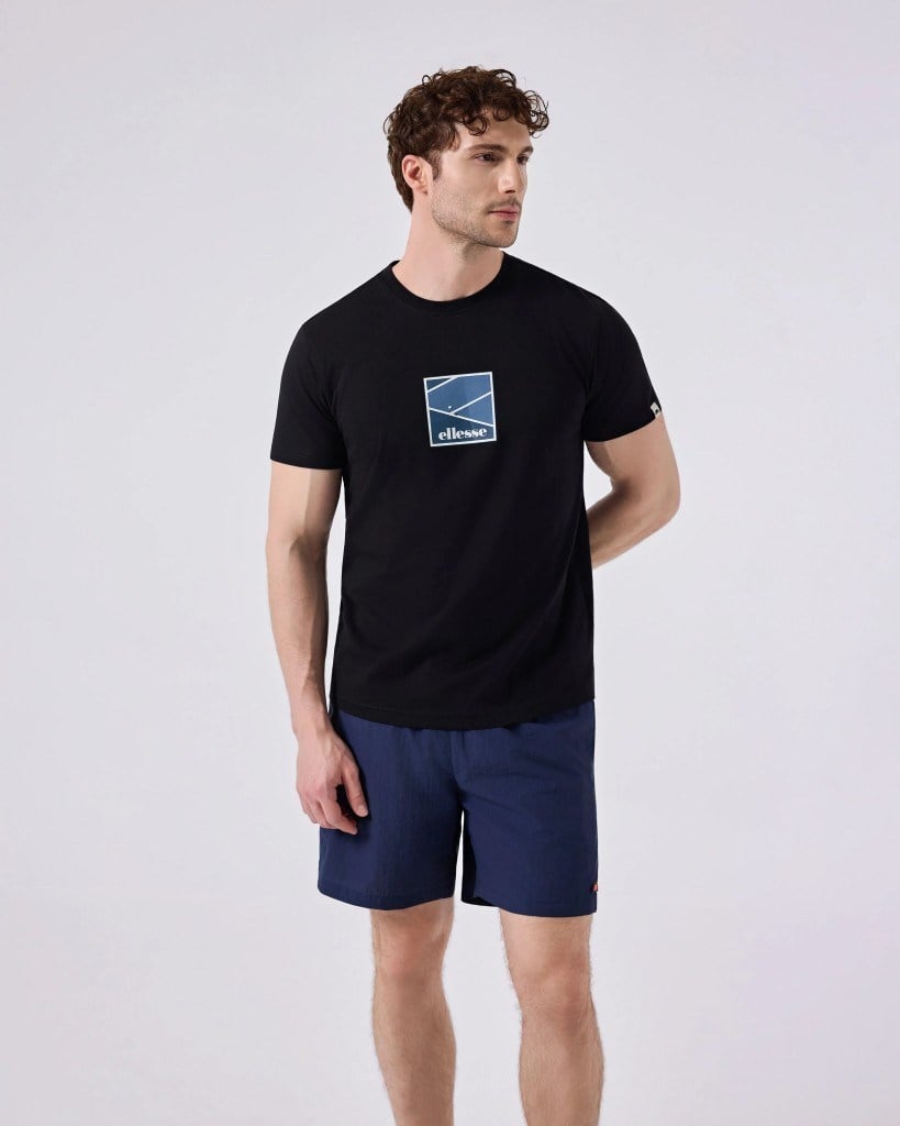 Ellesse 6SM5025-BK Erkek Tişört - Siyah