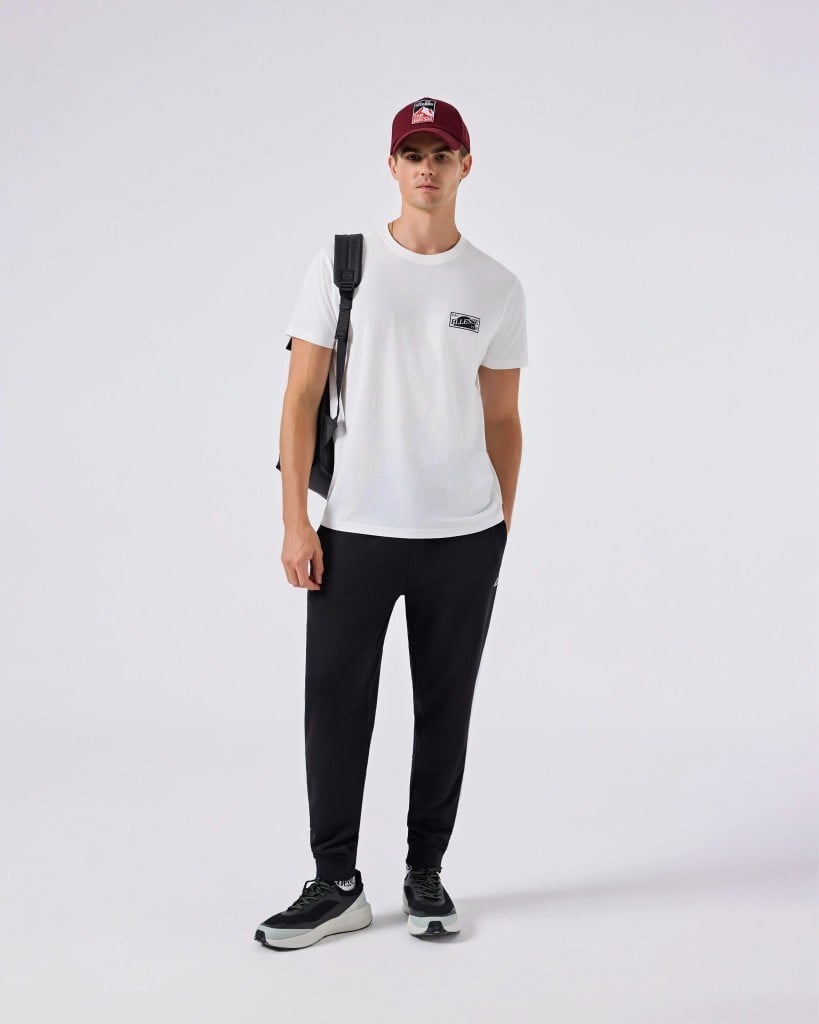 Ellesse 6SM5028-OF Erkek Tişört - Kırık Beyaz