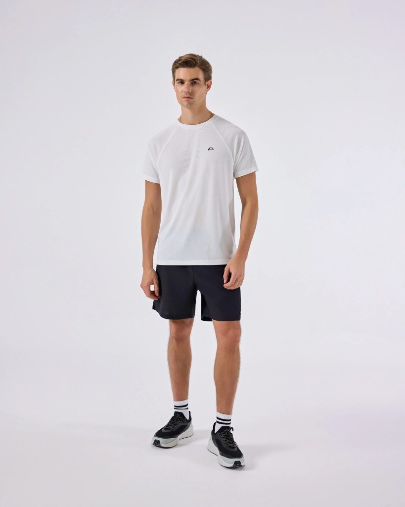 Ellesse 6SM5036-OF Erkek Spor Tişört - Kırık Beyaz