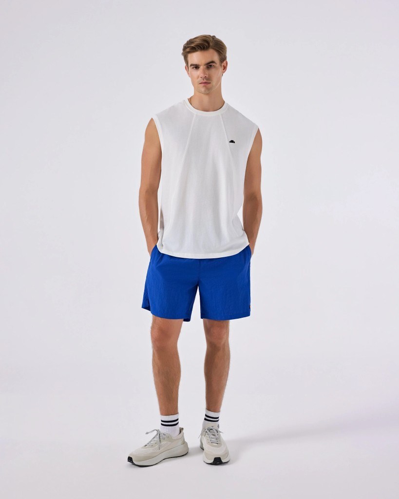 Ellesse 6SM5041-OF Erkek Atlet - Kırık Beyaz