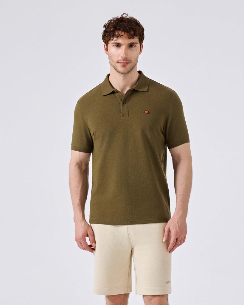 Ellesse 6SM5044-HK Erkek Polo Yaka Tişört - Haki