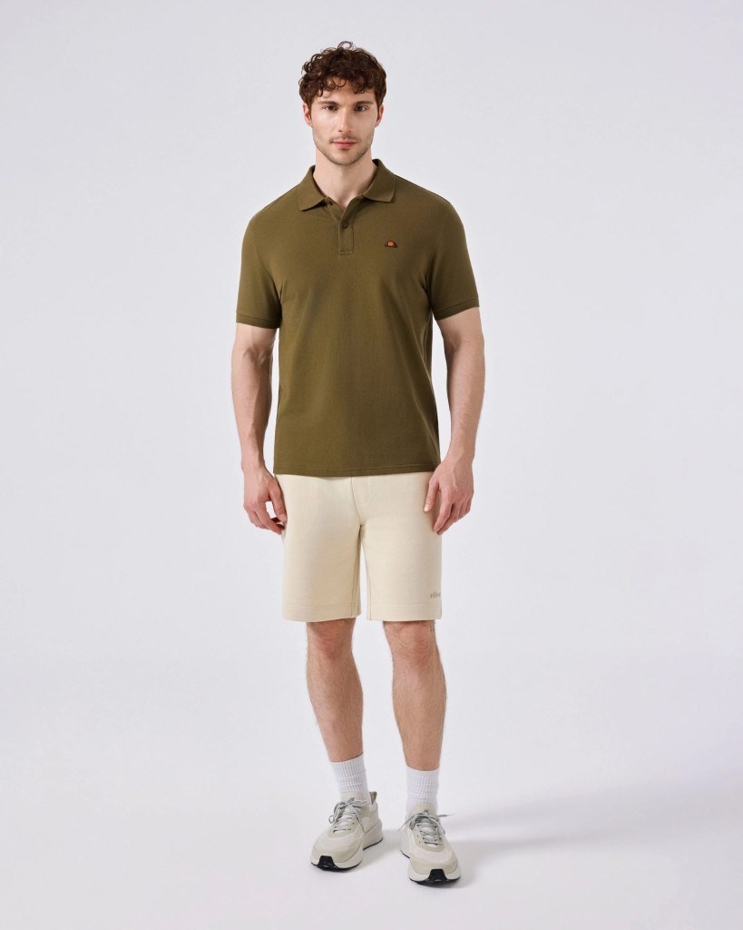Ellesse 6SM5044-HK Erkek Polo Yaka Tişört - Haki