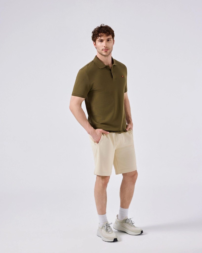Ellesse 6SM5044-HK Erkek Polo Yaka Tişört - Haki