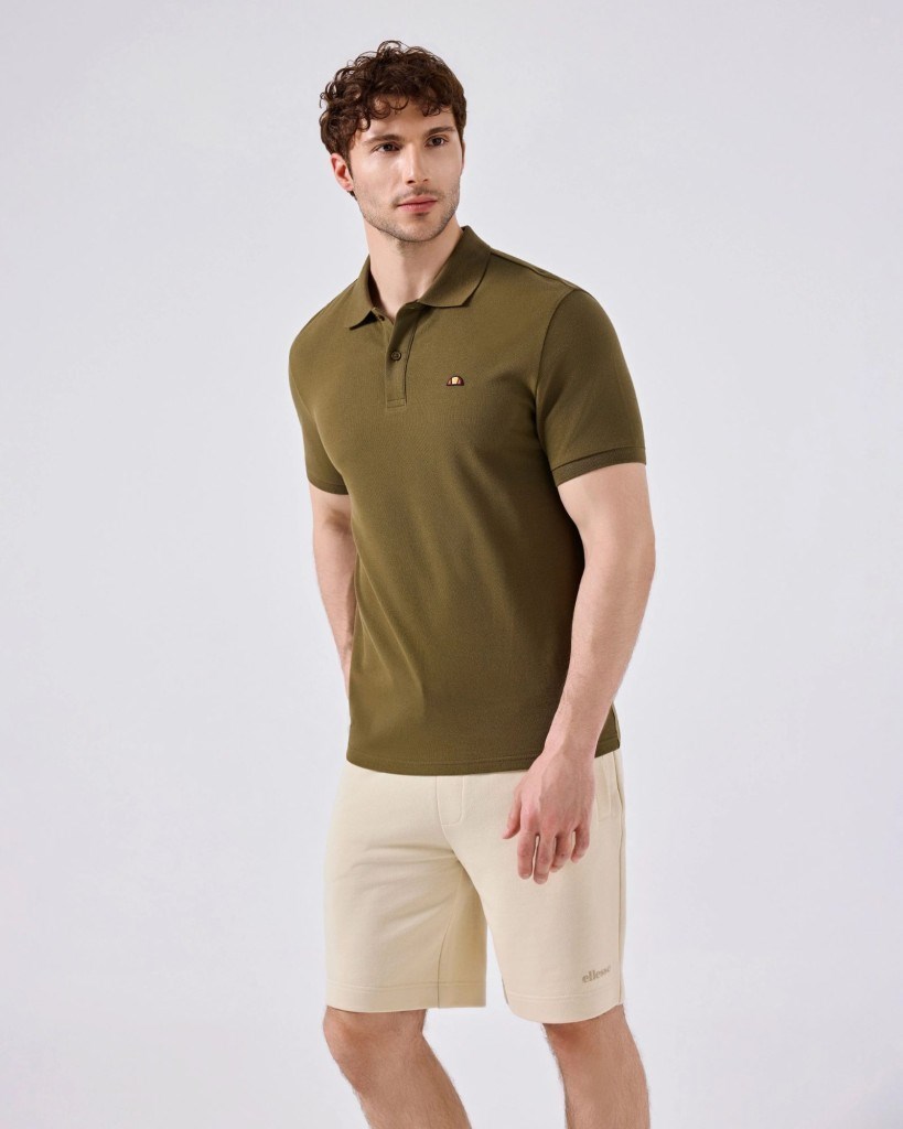 Ellesse 6SM5044-HK Erkek Polo Yaka Tişört - Haki